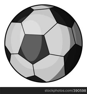 Soccer ball icon. Cartoon illustration of soccer ball vector icon for web. Soccer ball icon, cartoon style