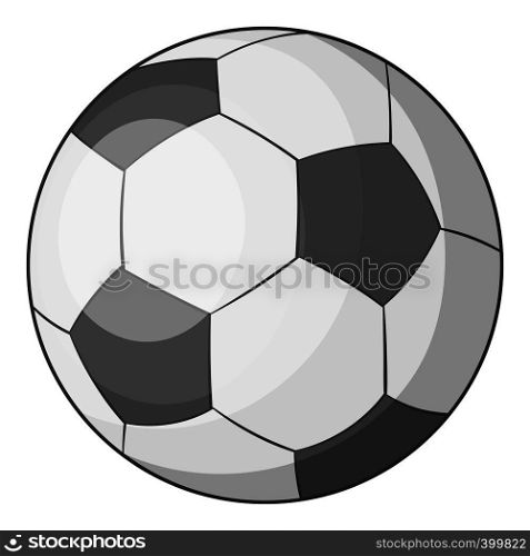 Soccer ball icon. Cartoon illustration of soccer ball vector icon for web design. Soccer ball icon, cartoon style