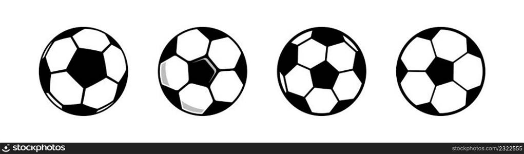 Soccer Ball icon design, flat style