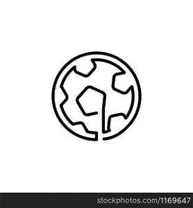soccer ball icon design vector