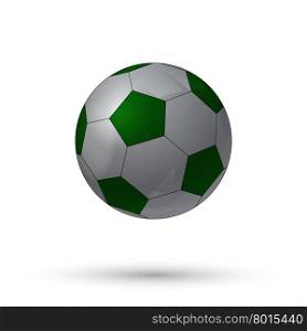 Soccer ball icon. Football soccer ball isolated on white background. Vector illustration.