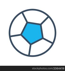 soccer ball icon vector flat design