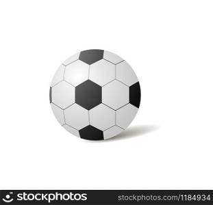 Soccer ball icon vector isolated on white background. Soccer ball icon vector isolated on white