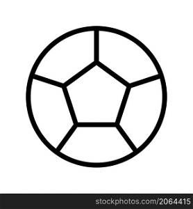 soccer ball icon vector line style
