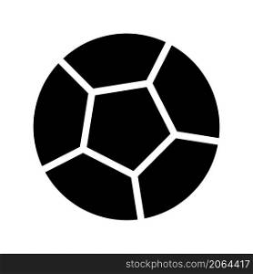 soccer ball icon vector solid style