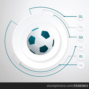 Soccer ball isolated on white