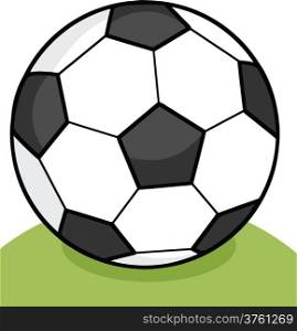 Soccer Ball On Grass