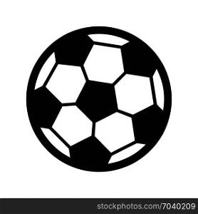 Soccer ball - Outdoor game, icon on isolated background