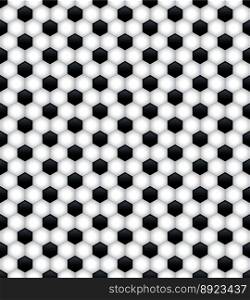 Soccer ball pattern seamless tiled background vector image