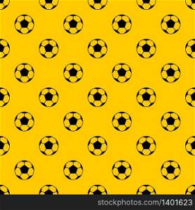 Soccer ball pattern seamless vector repeat geometric yellow for any design. Soccer ball pattern vector