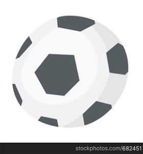 Soccer ball vector cartoon illustration isolated on white background.. Soccer ball vector cartoon illustration.