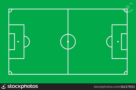 Soccer field from above. Football competition symbol. Team sport. Vector illustration. stock image. EPS 10.. Soccer field from above. Football competition symbol. Team sport. Vector illustration. stock image. 