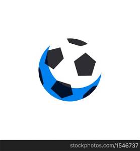 Soccer football ball icon in flat style. Soccer logo. Football ball isolated on white background. vector illustration. Soccer football ball icon in flat style. Soccer logo. Football ball isolated on white background.