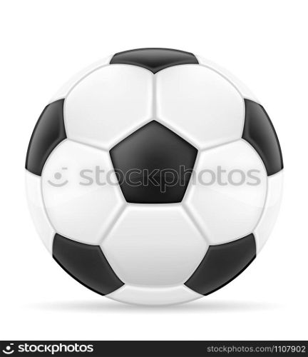 soccer football ball vector illustration isolated on white background