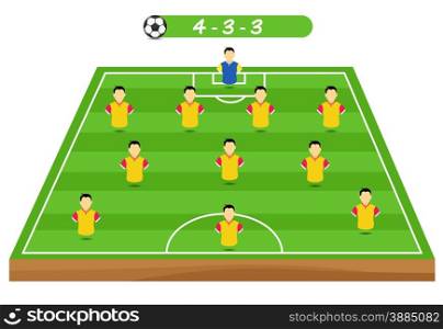 soccer player position tactical