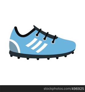 Soccer shoes flat icon isolated on white background. Soccer shoes flat icon
