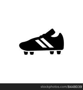 soccer shoes icon logo vector design template