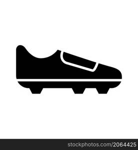 soccer shoes icon vector glyph style