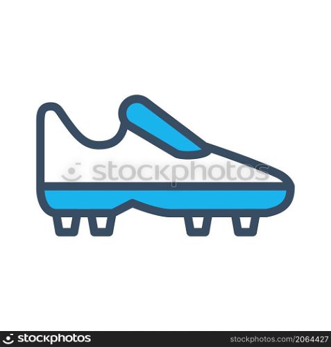 soccer shoes icon vector illustration