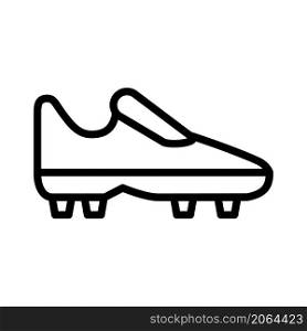 soccer shoes icon vector line style