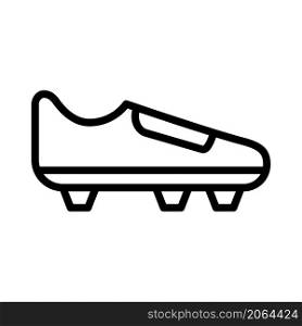 soccer shoes icon vector line style