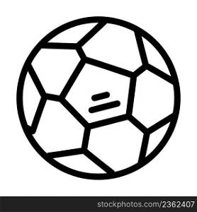 soccer sport game line icon vector. soccer sport game sign. isolated contour symbol black illustration. soccer sport game line icon vector illustration
