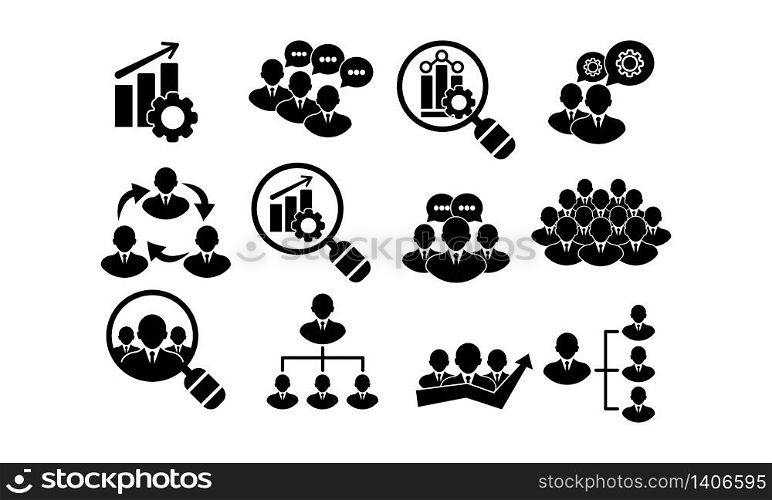 Social group communication, social network icons set n black on isolated white background. EPS 10 vector.. Social group communication, social network icons set n black on isolated white background. EPS 10 vector