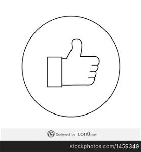 social icon , like icon , Hand thumb up