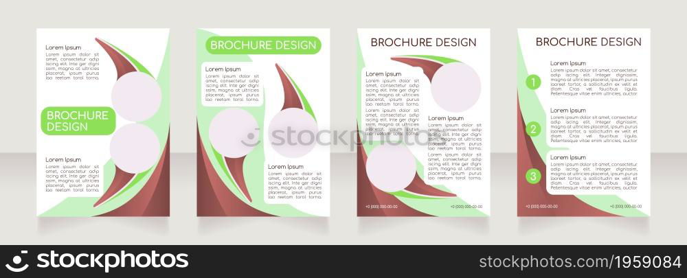 Social inequality issue awareness blank brochure layout design. Vertical poster template set with empty copy space for text. Premade corporate reports collection. Editable flyer paper pages. Social inequality issue awareness blank brochure layout design