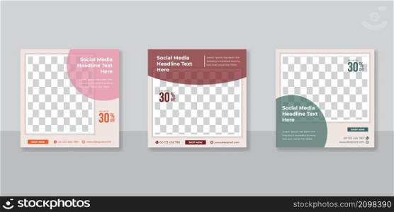 Social media template business agency for digital marketing and business sale promo. furniture or fashion advertising. banner offer. promotional mockup photo vector frame