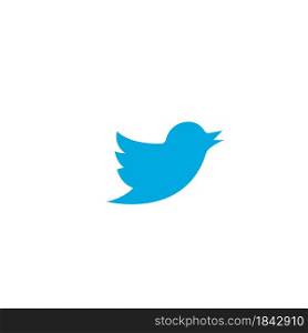 social media twitter for editorial icon vector design web template