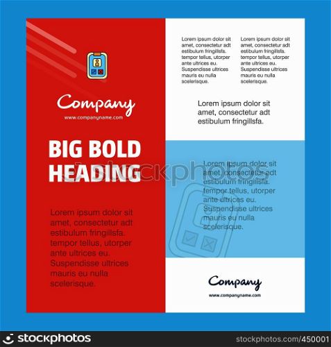Social media user profile Business Company Poster Template. with place for text and images. vector background