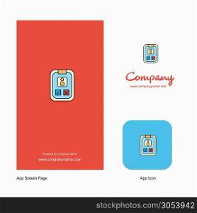 Social media user profile Company Logo App Icon and Splash Page Design. Creative Business App Design Elements