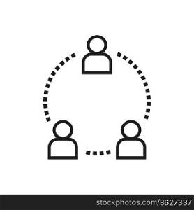 Social network communication concept. Teamwork concept. Business team symbol. Vector illustration. stock image. EPS 10.. Social network communication concept. Teamwork concept. Business team symbol. Vector illustration. stock image. 