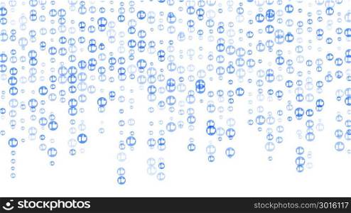 Social Network Like Icons Background Vector. Likes Falling Background. Abstract Design Element. Social Thumb Up, Like Heart Floating. Illustration. Social Network Like Icons Background Vector. Abstract Design Element. Social Thumb Up, Like Heart Floating. Illustration