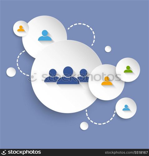 Social networking background