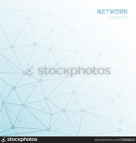 Social or technology network background vector illustration
