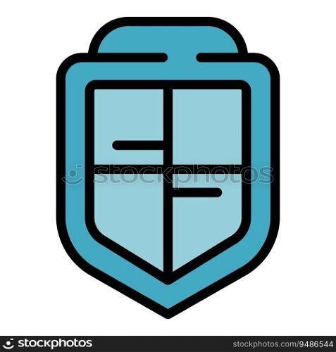 Social protection icon outline vector. Corporate trust. Human care color flat. Social protection icon vector flat