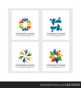 Social relationship logo and icon