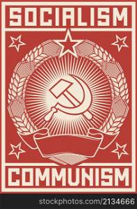 Socialism - communism poster