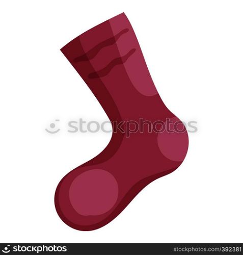 Sock icon. Cartoon illustration of sock vector icon for web. Sock icon, cartoon style