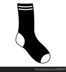 Sock icon. Simple illustration of sock vector icon for web. Sock icon, simple style