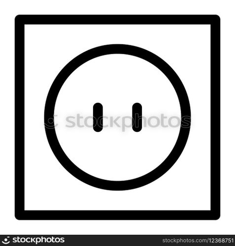 Socket, an electrical point for device connection.