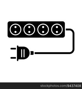 Socket electric power plug icon vector on trendy design