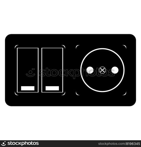 Socket icon illustrator Free vector