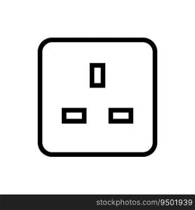 socket icon vector template illustration logo design