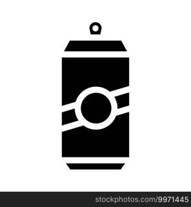 soda or beer drink bottle glyph icon vector. soda or beer drink bottle sign. isolated contour symbol black illustration. soda or beer drink bottle glyph icon vector illustration