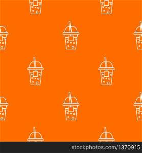 Soda pattern vector orange for any web design best. Soda pattern vector orange