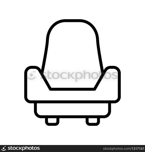sofa chair icon design, flat style icon collection