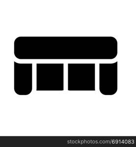 Sofa, icon on isolated background